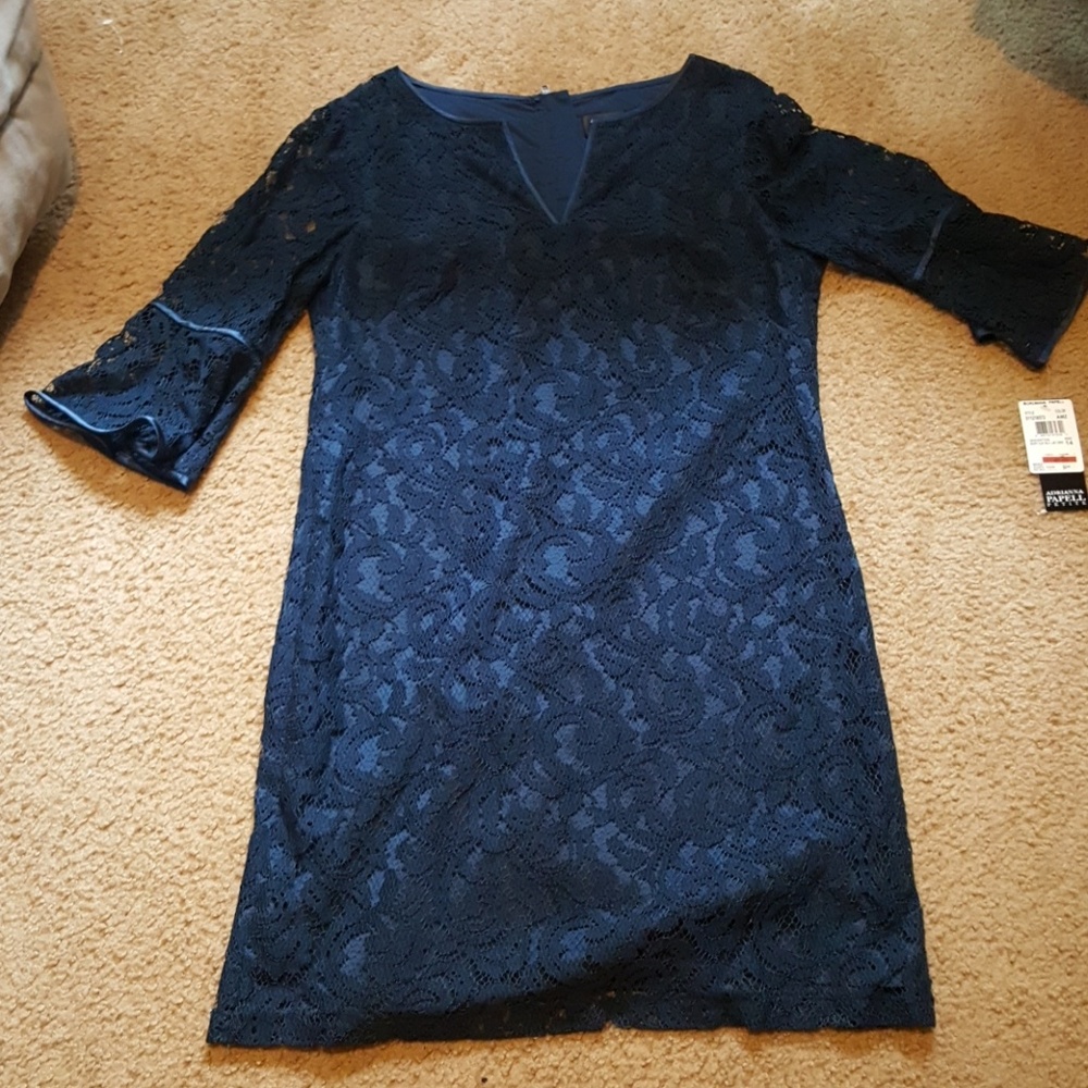 BNWT Navy Blue Lace Dress